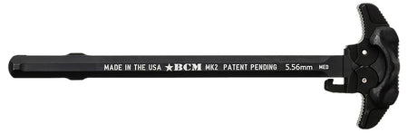 BCM GFHMK2LRGAMBI Ambidextrous MK2 Charging Handle Mil-Spec AR-15 Black 7075 T-6 Aluminum Large