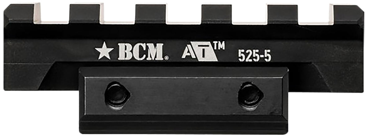 BCM ORAT5255 A/T Optic Riser 525-5 Black Anodized 5-Slot Rail Riser