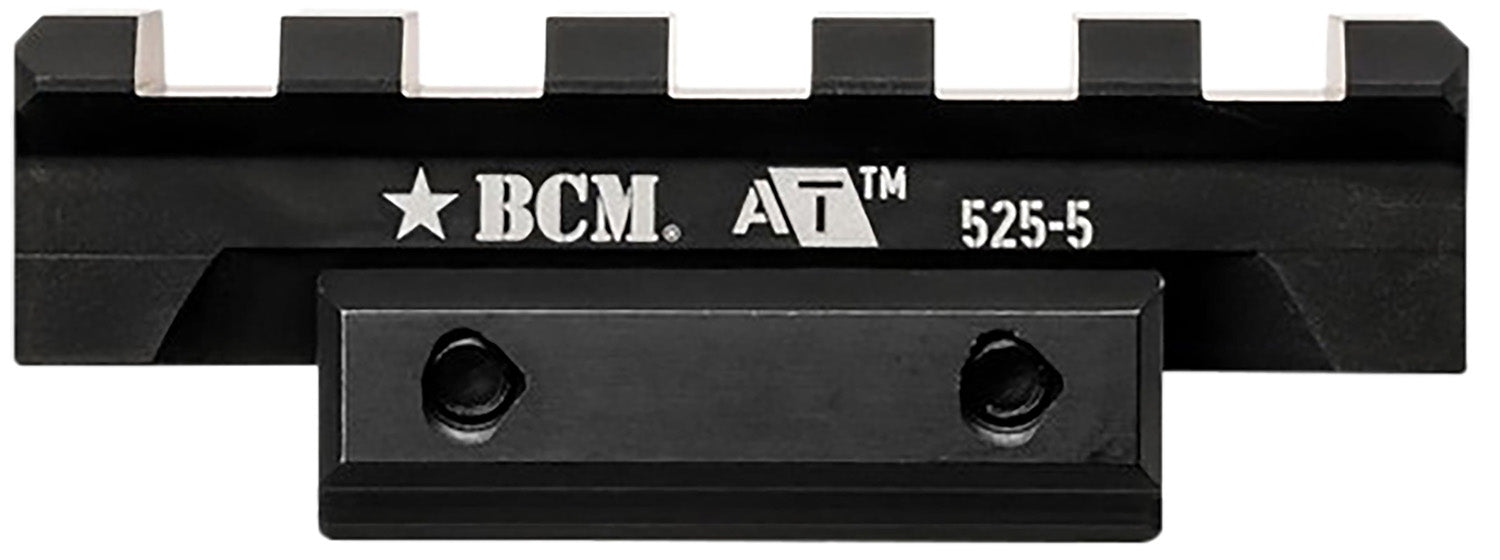 BCM ORAT5255 A/T Optic Riser 525-5 Black Anodized 5-Slot Rail Riser