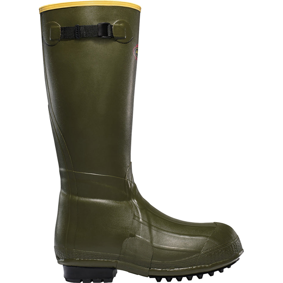 LaCrosse Burly Air Grip Rubber Boot Olive Size 11