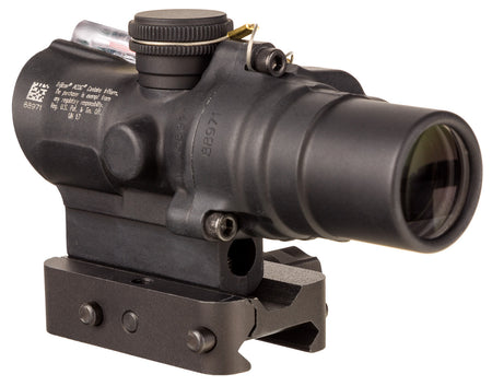 Trijicon 400330 ACOG TA44 1.5x16mm Matte Black Anodized Illuminated Red Circle w/Dot Reticle