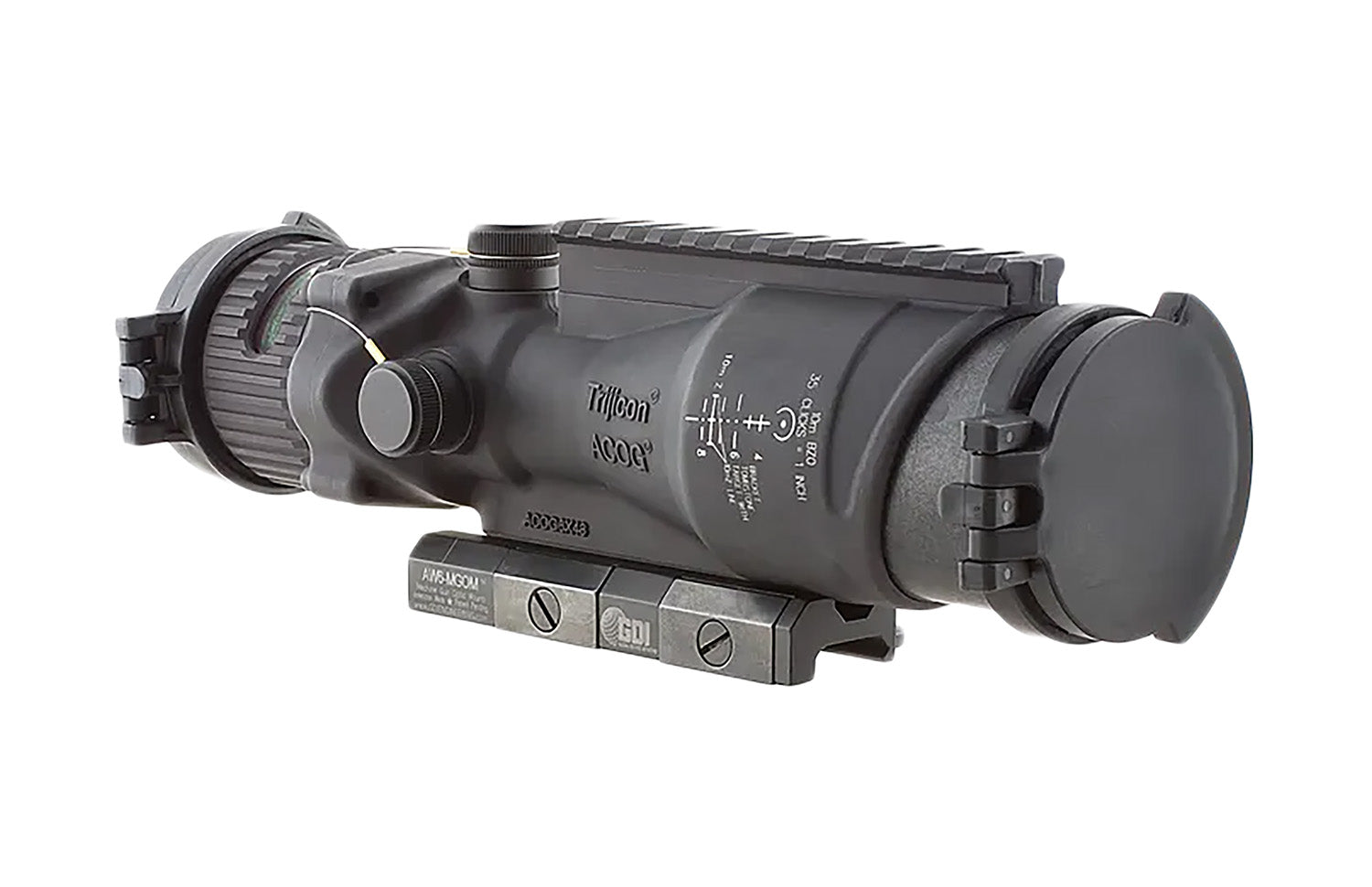 Trijicon 100016 ACOG TA648 3.5x35mm Illuminated Green Horseshoe Reticle Mount w/Q-LOC