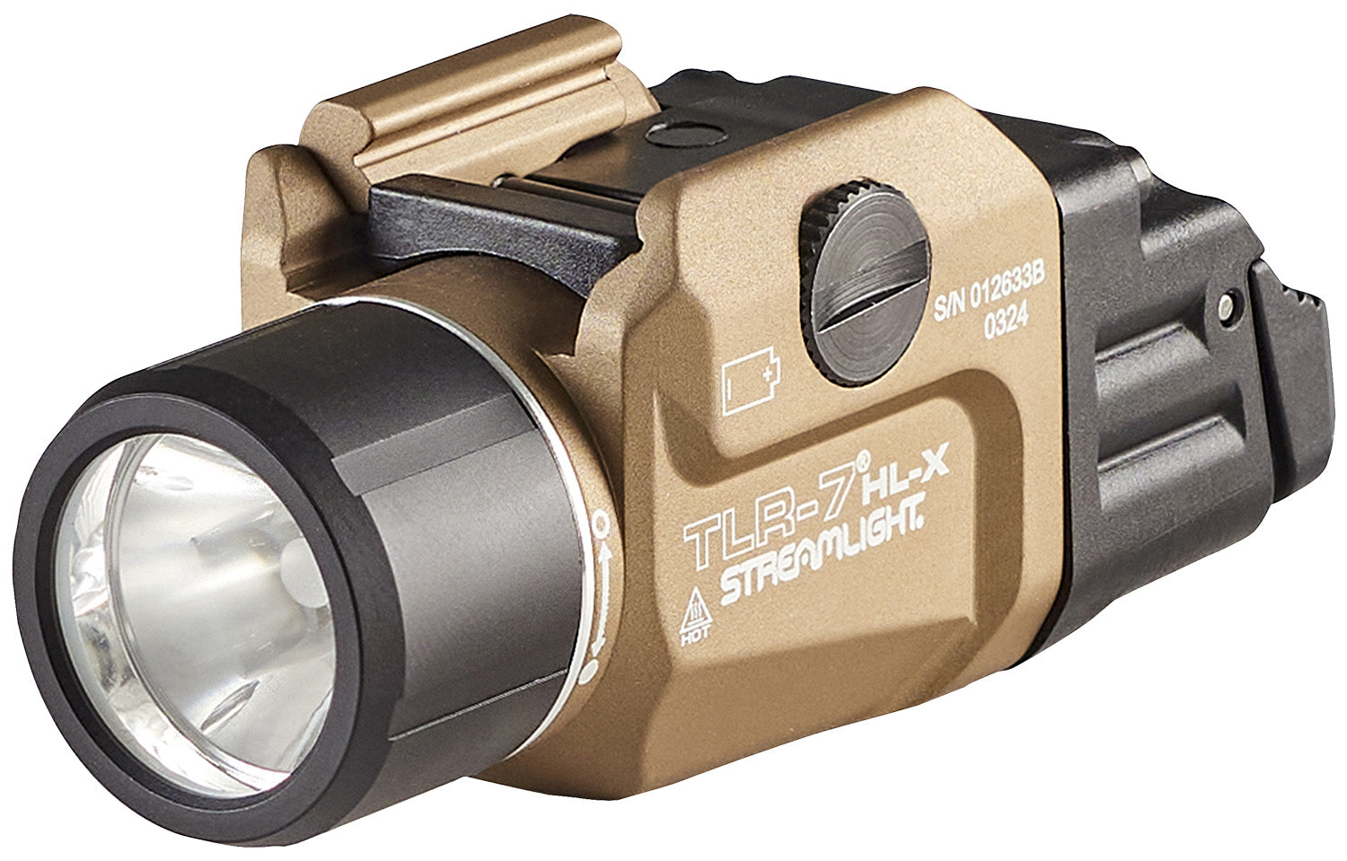 Streamlight 69459 TLR-7 HL-X USB Gun Light Flat Dark Earth 500/1000 Lumens White LED