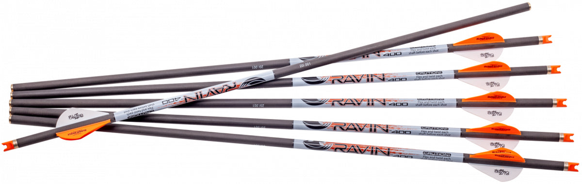 Ravin .001" Crossbow Arrows 400 Grain 6-Pack