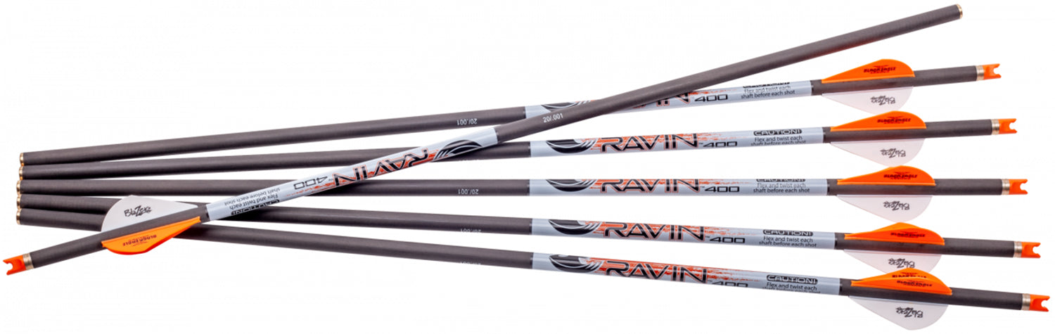 Ravin .001" Crossbow Arrows 400 Grain 6-Pack