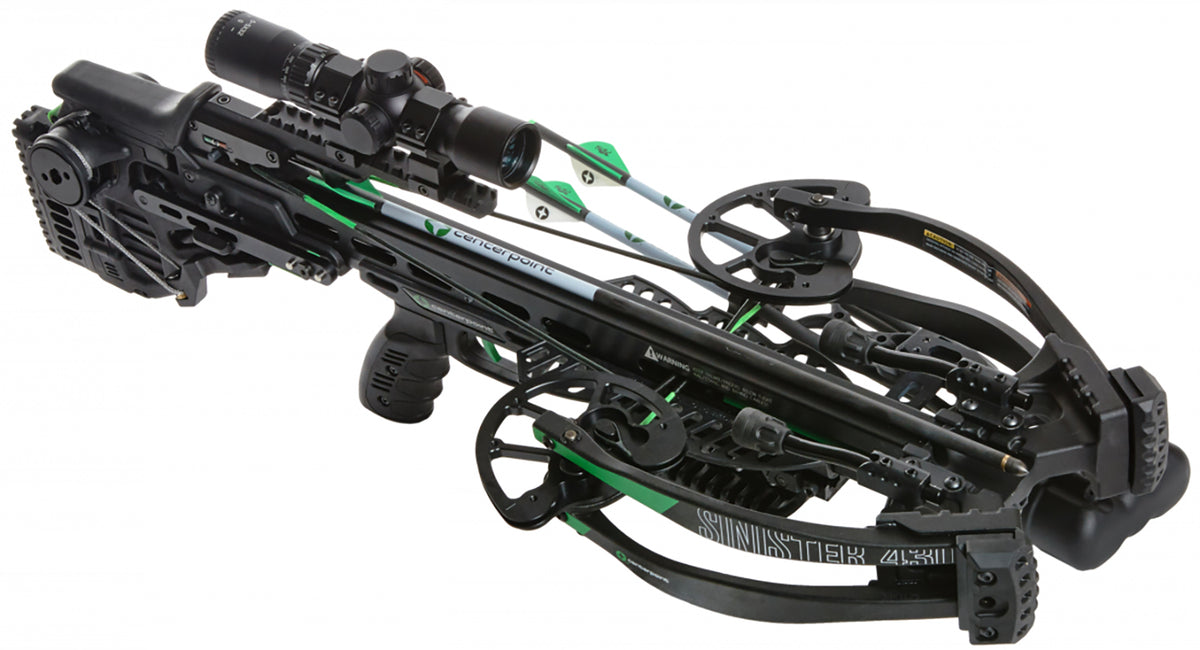 CenterPoint C0012 Sinister 430 430 FPS Crossbow 30 Inch Black