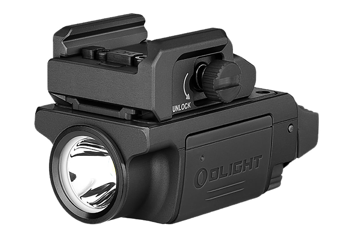 Olight PL-Mini 3 Valkyrie Black Anodized Pistol Light 600 Lumens White LED Adjustable Rail