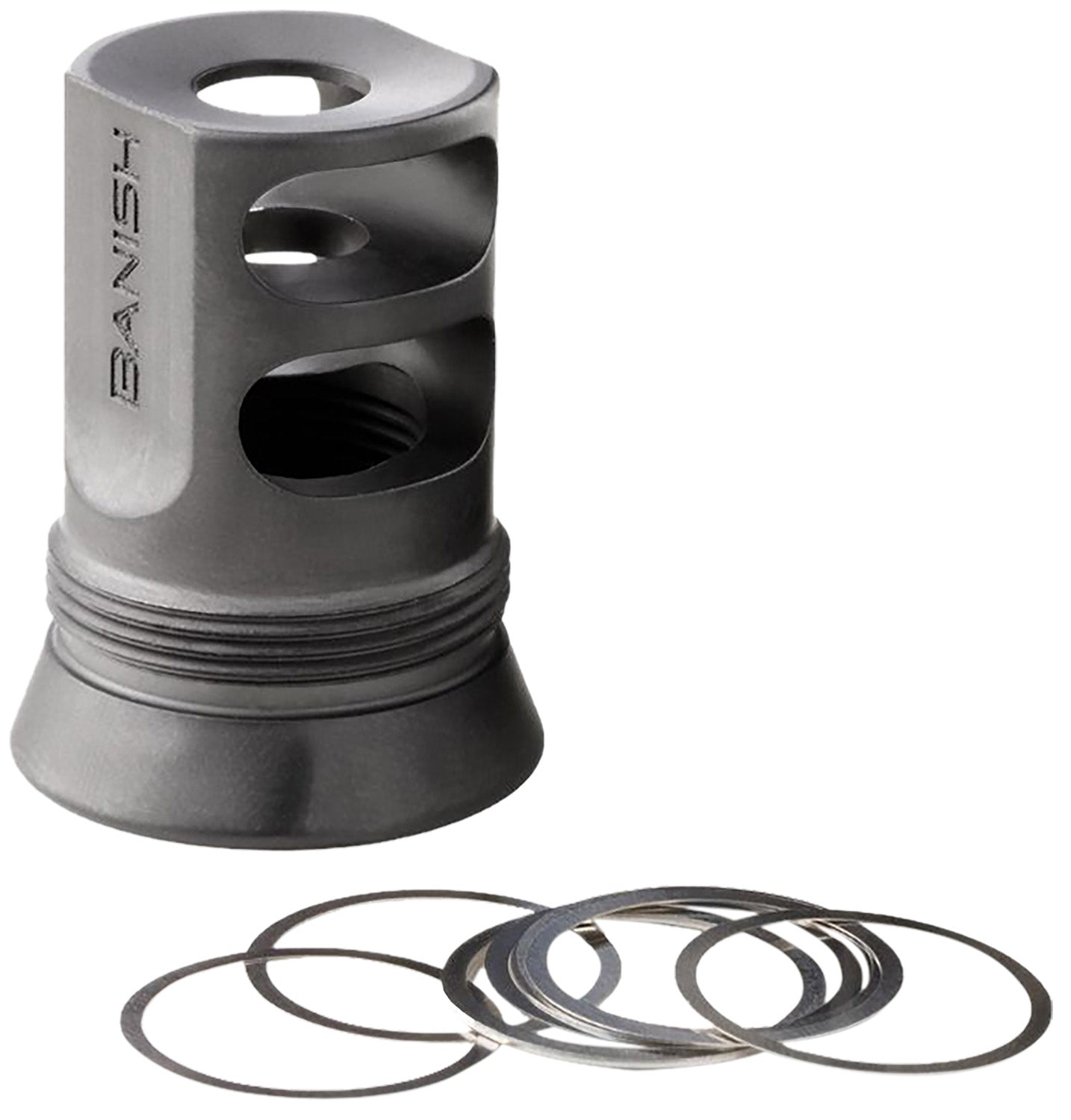 Banish 30 Gold Muzzle Brake 5/8x24 - Suppressor Mount Accessory