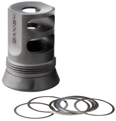 Banish 30 Gold/46 Muzzle Brake 5/8x24 - Suppressor Mount Accessory
