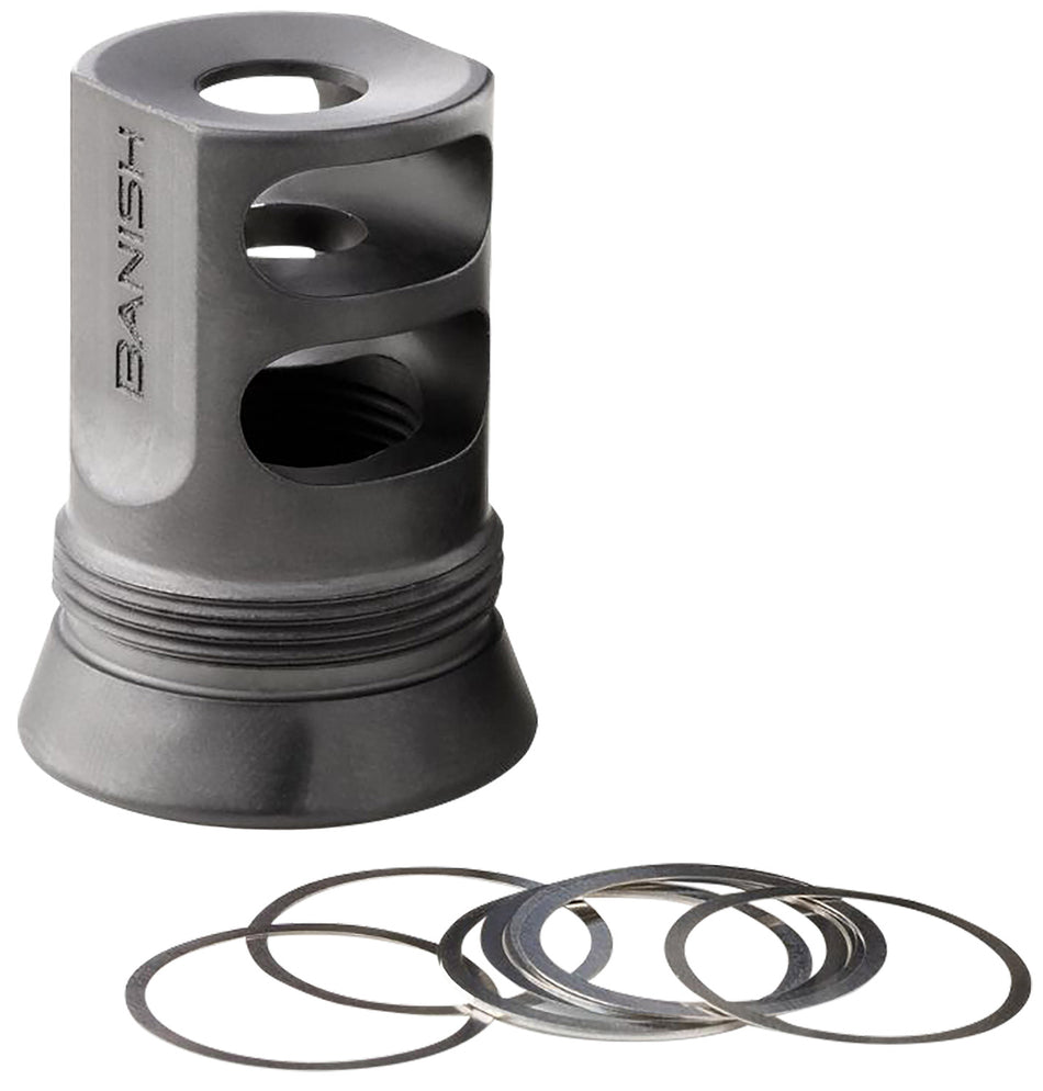 Banish 30 Gold/46 Muzzle Brake 5/8x24 - Suppressor Mount Accessory