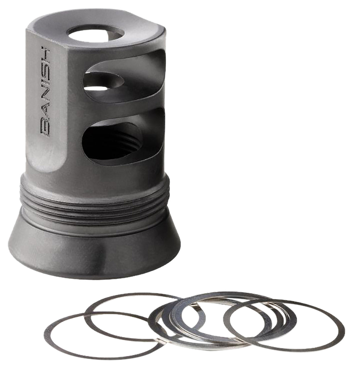 Banish 30 Gold Muzzle Brake 1/2x28 - Suppressor Host Adapter