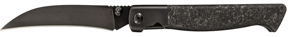 Cold Steel Spectre Hawksbill 3.80" Folding Talon Point Knife, Black PVD CPM 20V SS Blade, Carbon Fiber Handle