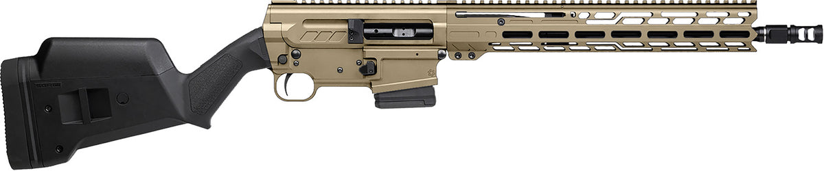 CMMG 30A5C0FCT Dissent BR4 *CA Compliant 300 Blackout 10+1 14.50" Black Nitride Threaded Barrel, Coyote Tan Cerakote Picatinny Rail Aluminum Receiver, Magpul SGA Black Synthetic Stock