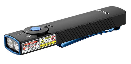 Olight Arkfeld Pro Black 1,300 Lumens White LED Green Laser UV 3-in-1 EDC Flashlight