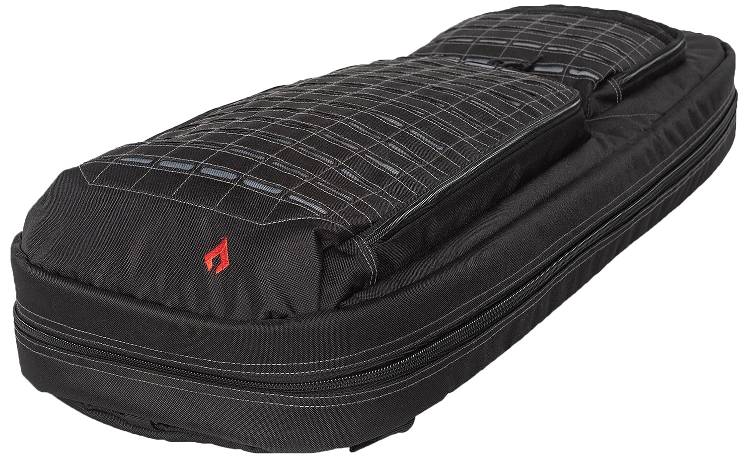 Advance Warrior Solutions FRURBPBLGR Universal Soldier Expandable Double Rifle Case, Black/Gray, 36-56"