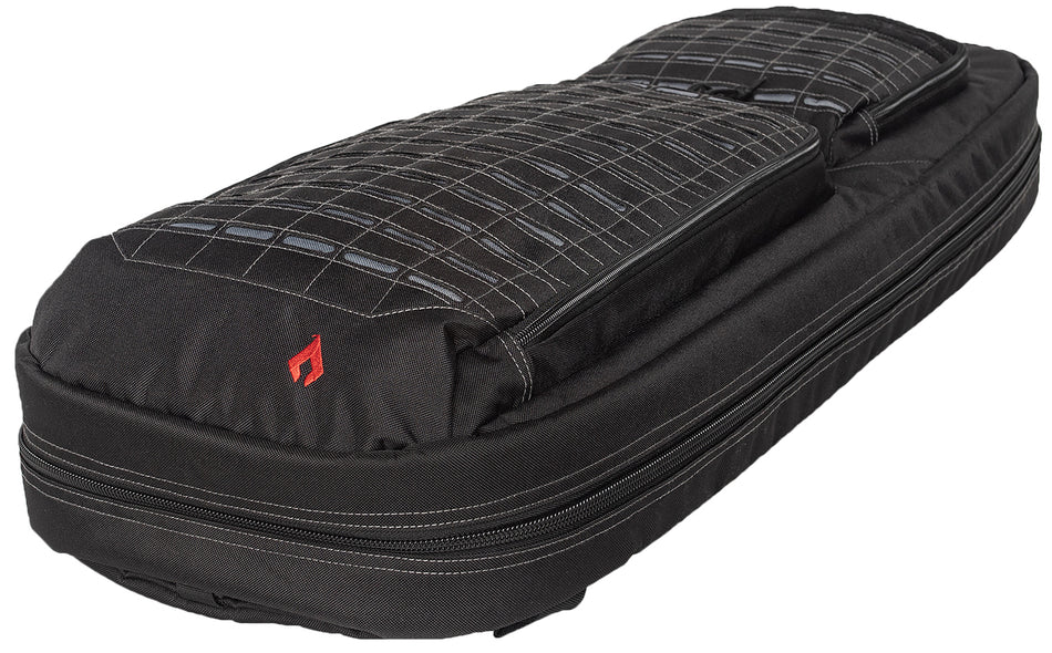 Advance Warrior Solutions FRURBPBLGR Universal Soldier Expandable Double Rifle Case, Black/Gray, 36-56"