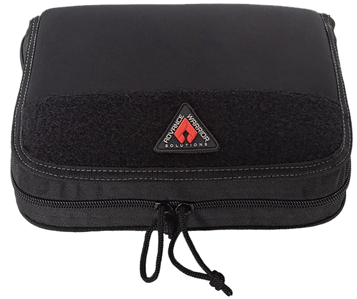 Advance Warrior Solutions SPC10 Single Pistol Case 10" Black Soft Fabric for Standard Sized Handguns