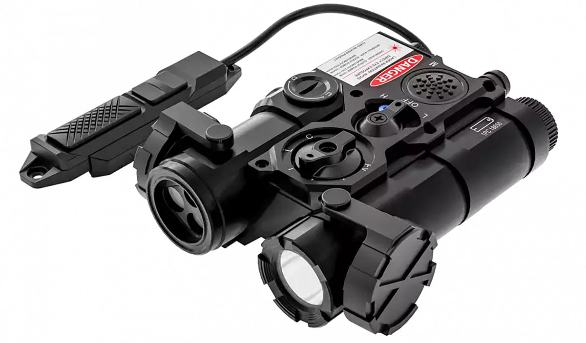 AGM Global Vision WLAD-CLA1-B1 Weapon Laser Aiming Device Green & IR Laser 300 Lumen LED Black