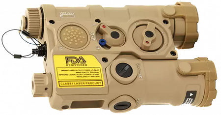 AGM Global Vision WLAD-CLA1-T1 Weapon Laser Aiming Device UV & IR Laser 300 Lumen LED Tan
