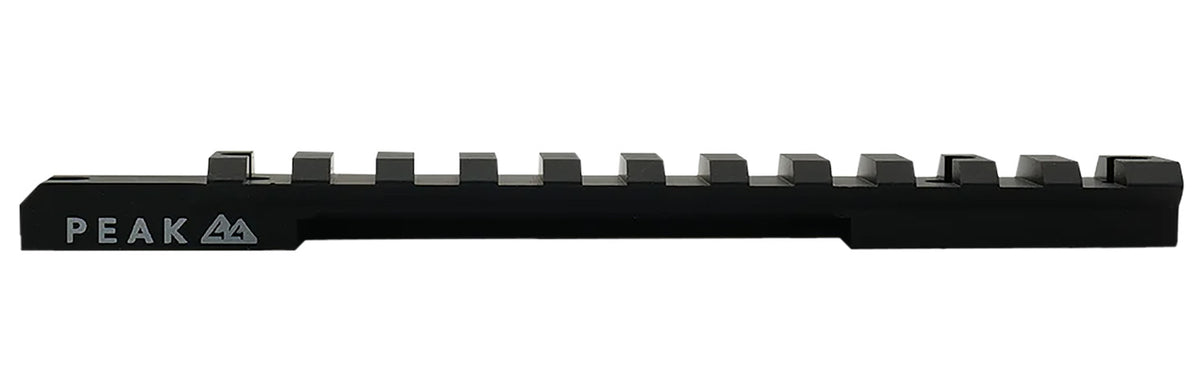 Weatherby J010005 PEAK 44 Picatinny Rail Matte Black Aluminum for Weatherby Vanguard Long Action 20 MOA