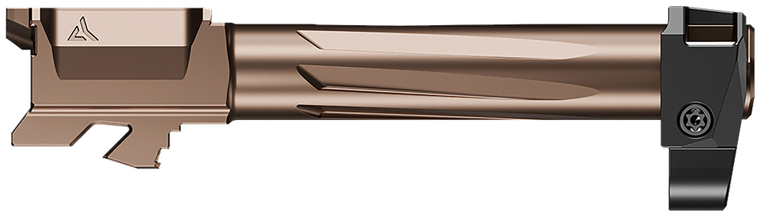 Radian Weapons R0834 Ramjet + Afterburner Combo 9mm Luger Glock 19 Gen4 Bronze Stainless Steel