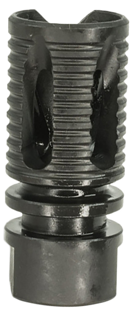 Lead & Steel LSSAWFH12X28 SAW Style Flash Suppressor 1/2"-28 Black 4140 Steel