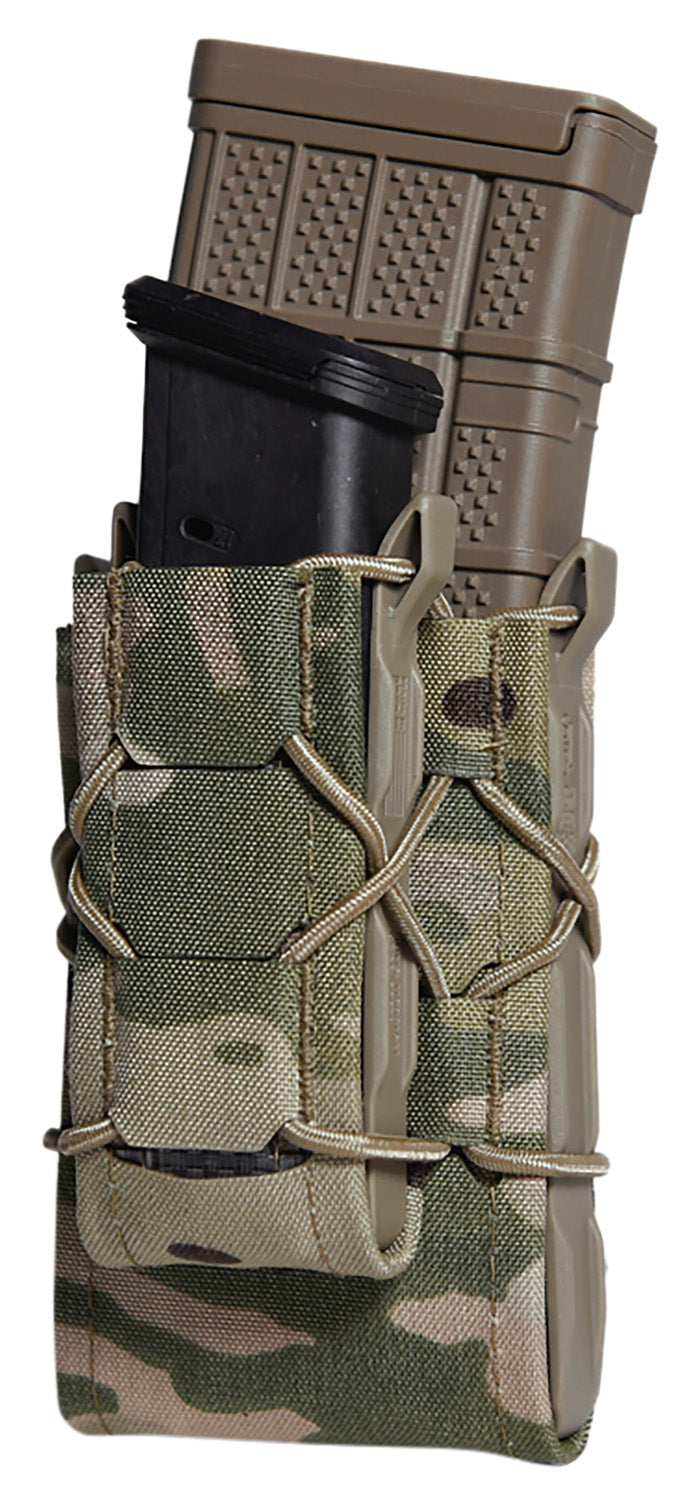 High Speed Gear 24DD00MC TACO Gen 2 Double Decker Multi-Cam Nylon Laminate MOLLE Pistol/Rifle Mag Pouch