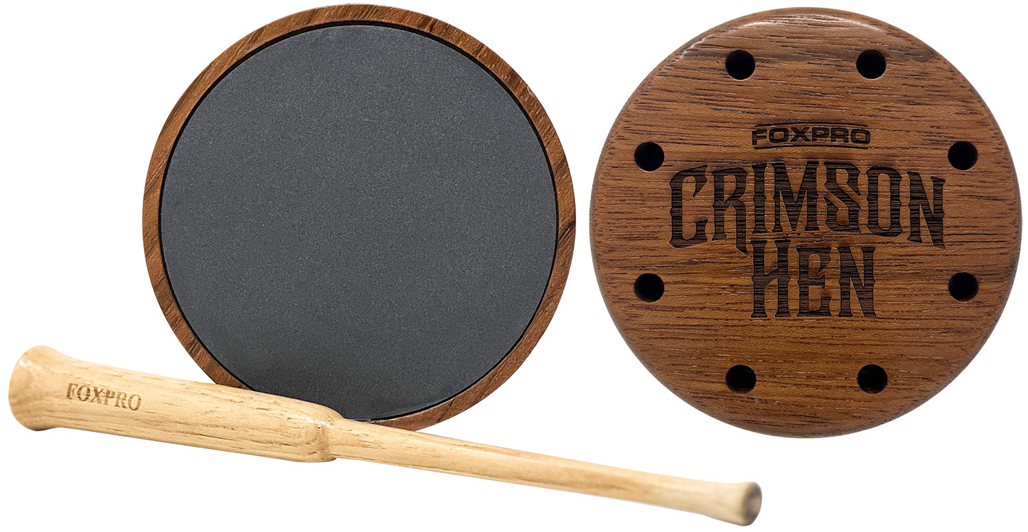 Foxpro Crimson Slate Turkey Friction Call - Cherry Wood Body