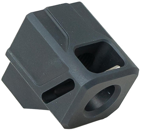 Faxon Firearms FFPACOMPDSG01 EXOS-513 Compensator Black Nitride Aluminum 1/2x28 for Glock Gen3 19/17/34