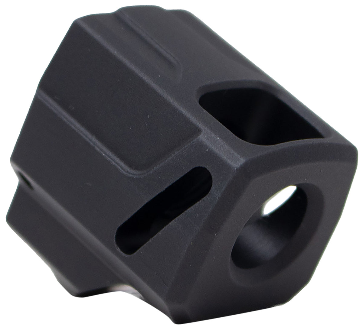 Faxon Firearms EXOS-525 Pistol Compensator Black Nitride 6061 Aluminum 1/2"x28 for Sig P365/P365 XL