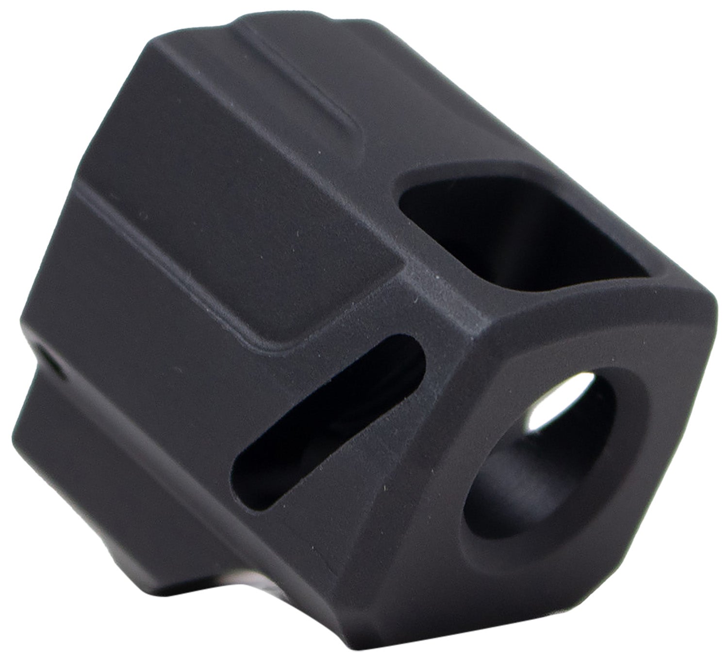 Faxon Firearms EXOS-525 Pistol Compensator Black Nitride 6061 Aluminum 1/2"x28 for Sig P365/P365 XL