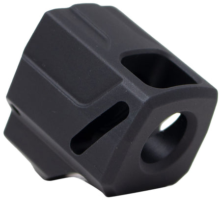 Faxon Firearms EXOS-525 Pistol Compensator Black Nitride 6061 Aluminum 1/2"x28 for Sig P365/P365 XL