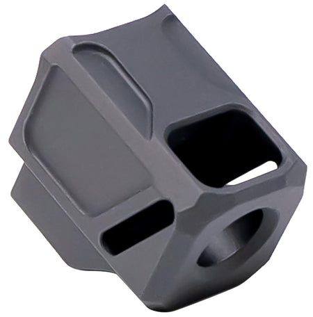 Faxon Firearms EXOS-533 Pistol Compensator Black Nitride 6061 Aluminum 1/2"x28 for Glock 43X/48
