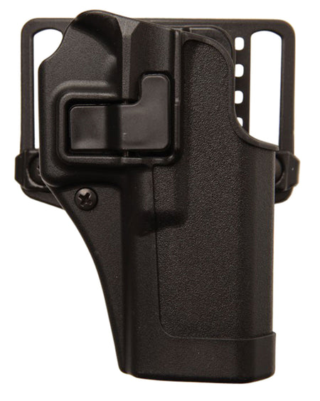 Blackhawk 410565BKR Serpa CQC OWB Matte Black Polymer Paddle Belt Loop Fits Springfield XD-S 3.3" Barrel Right Hand