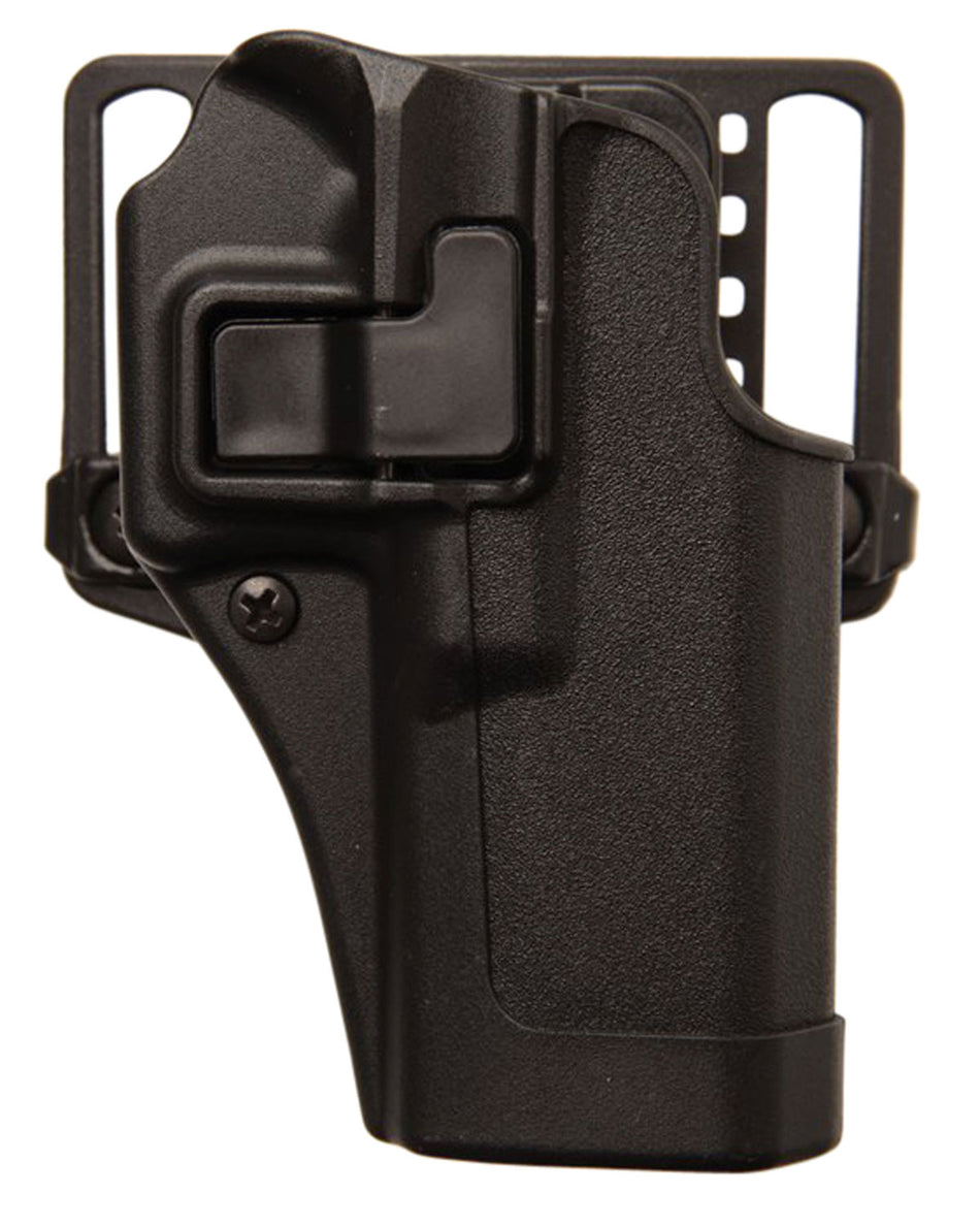 Blackhawk 410565BKR Serpa CQC OWB Matte Black Polymer Paddle Belt Loop Fits Springfield XD-S 3.3" Barrel Right Hand