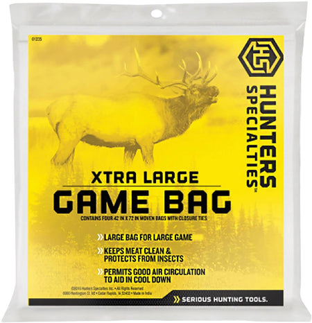 Hunters Specialties XL Deluxe Game Bag Heavy-Duty Canvas 42x72 Inches for Elk Moose