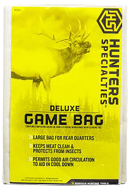 Hunters Specialties Deluxe Game Bag White Heavy-Duty Canvas 40x48 In Washable