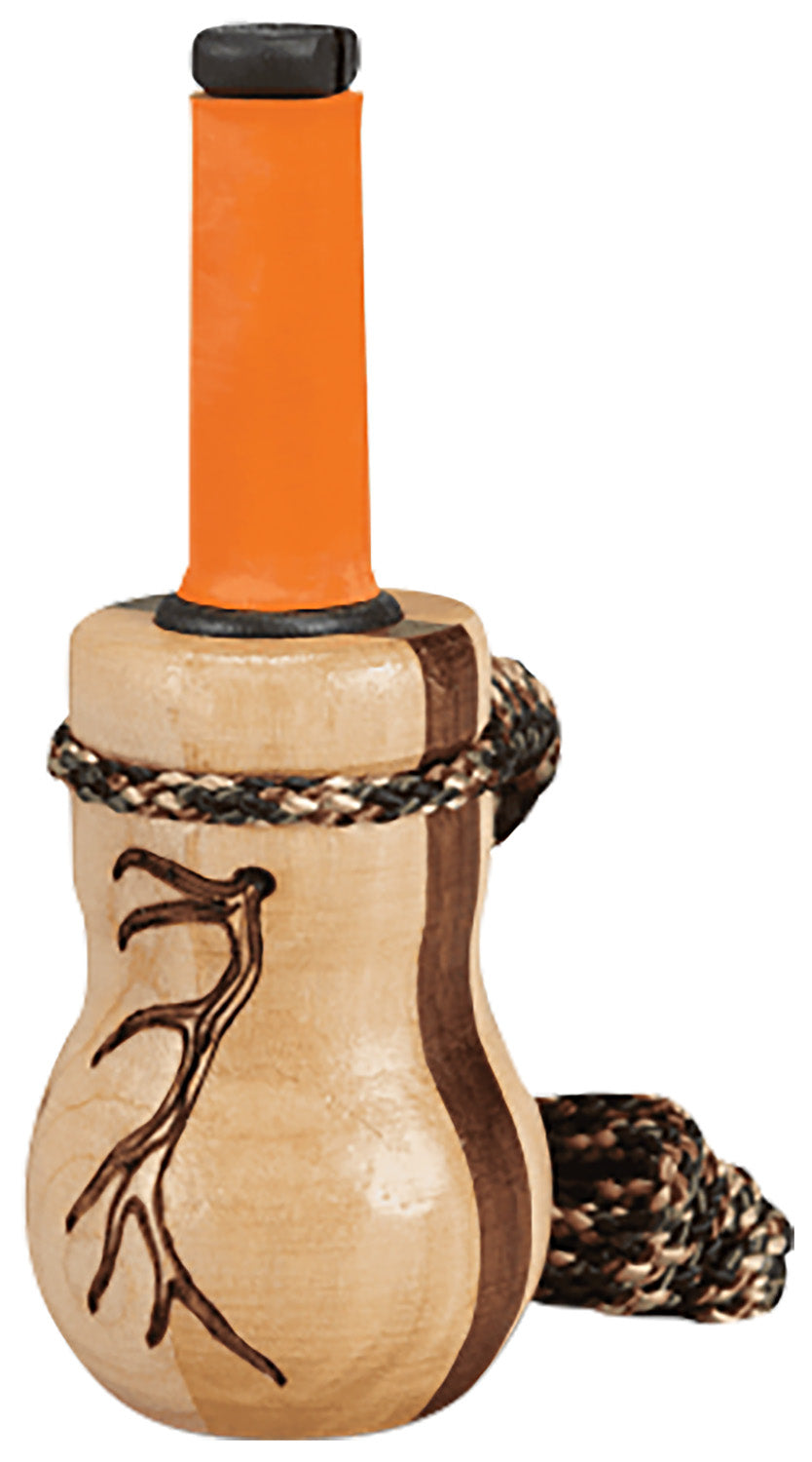 Wayne Carlton's HSWCC70167 Lil' Heifer Elk Cow Call, Walnut/Maple Wood Barrel