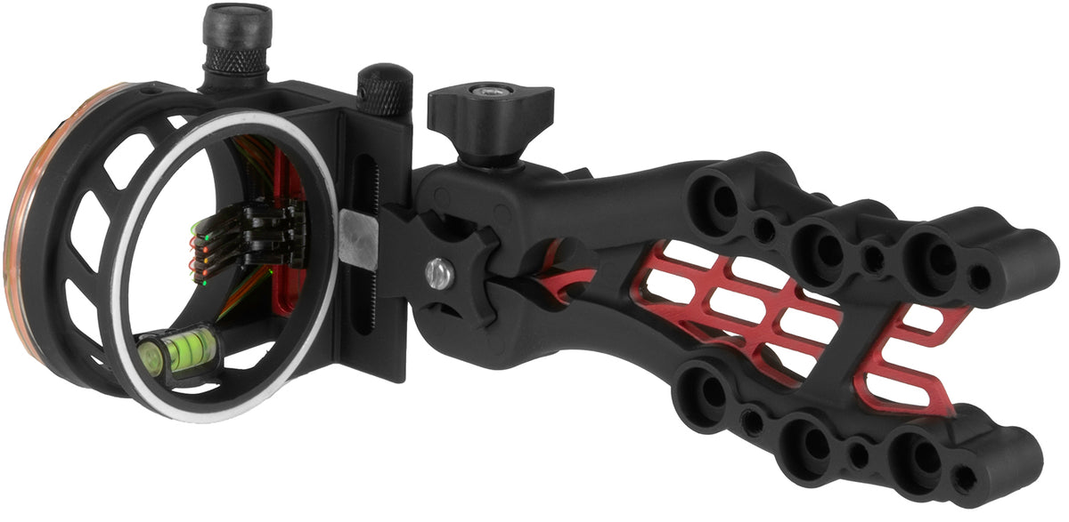 TruGlo TG7415B 5-Pin Carbon Hybrid Archery Bow Sight Standard Adjustment Black