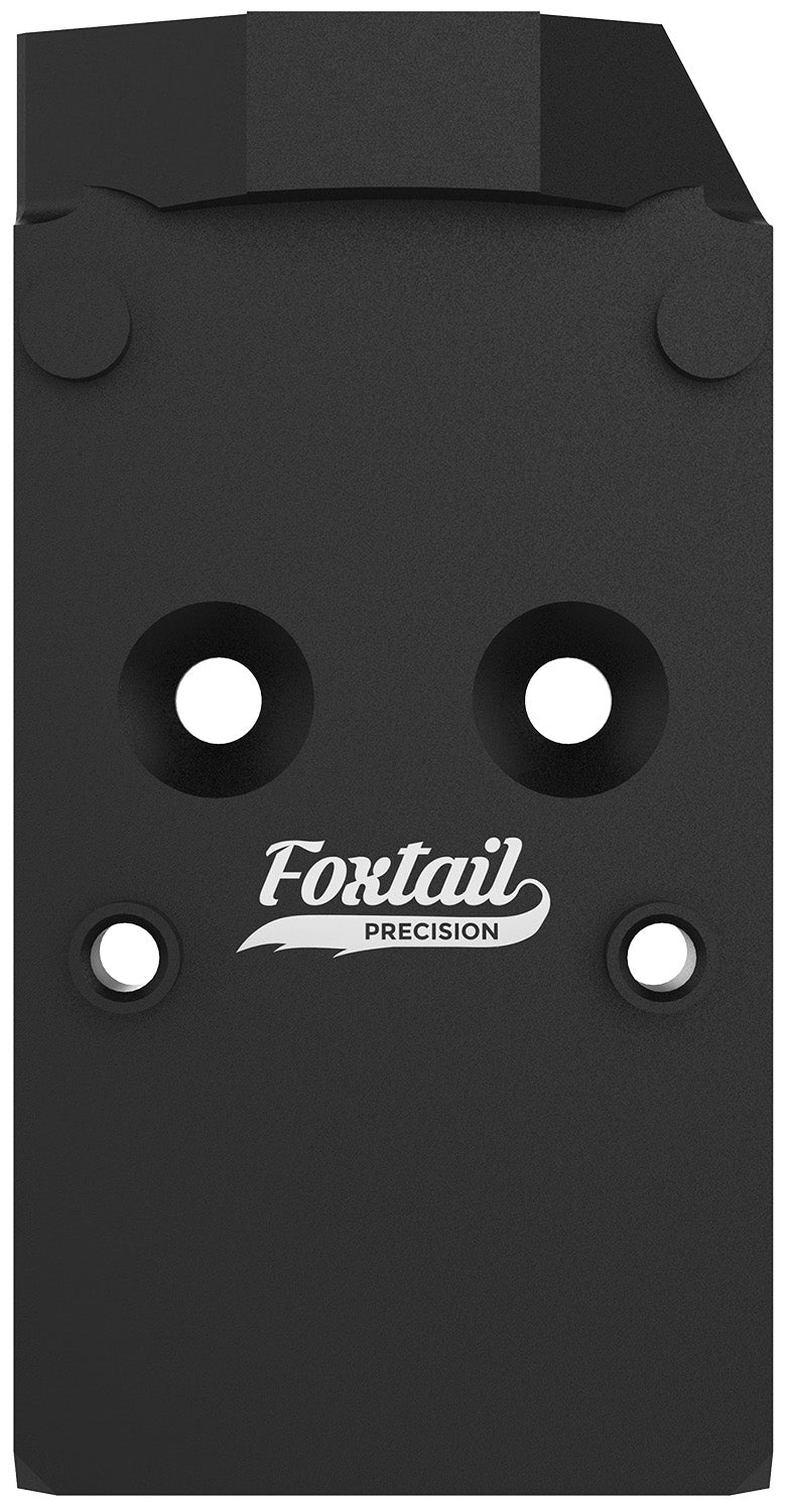 Foxtail Precision 100018 Rear Sight Dovetail Optic Adapter for CZ Shadow Trijicon RMR Holosun 407/507C Black Anodized