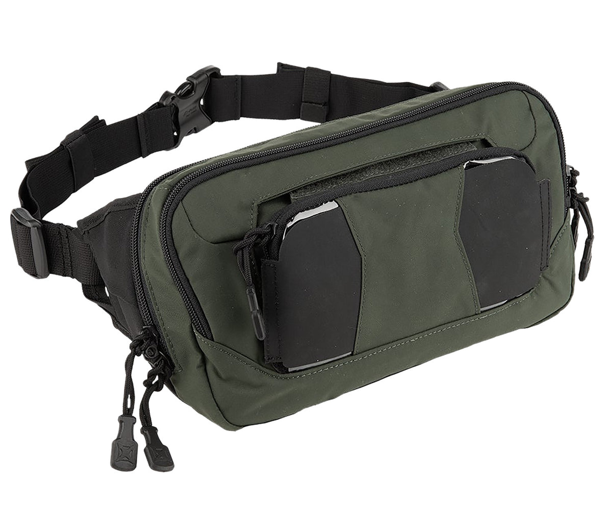 Vertx VTX5228RDGN SOCP Tactical Fanny Pack Rudder Green Mesh Pockets 17 Inch
