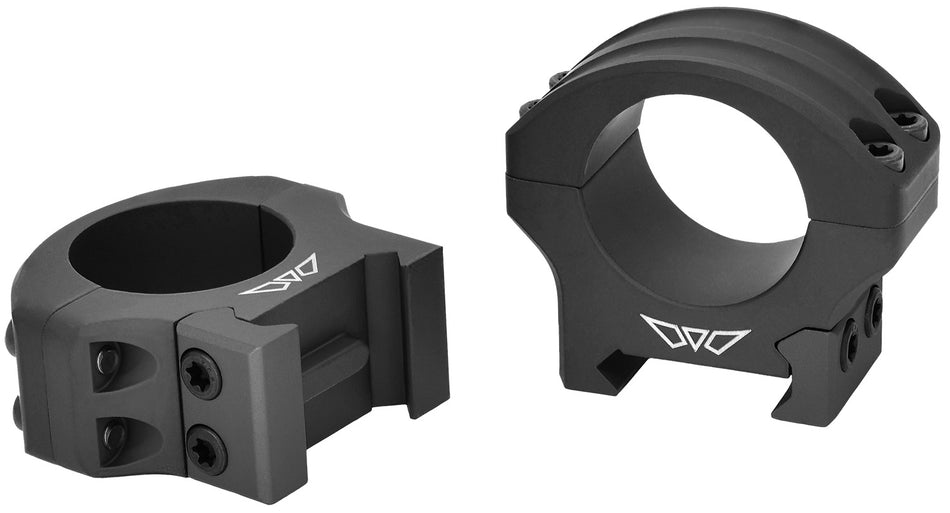 Warne 8500M HyperLite Scope Rings Matte Black 1" Low MagnaFusion Alloy Picatinny