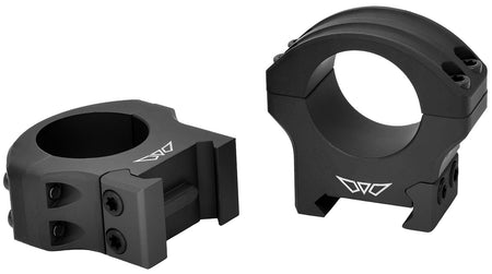 Warne 8501M HyperLite Scope Rings Matte Black 1" Medium MagnaFusion Alloy Picatinny