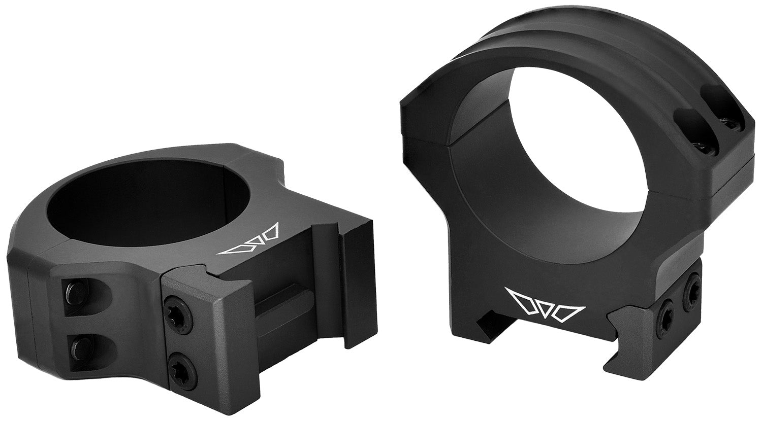 Warne 8514M HyperLite Scope Rings Matte Black 30mm Medium MagnaFusion Alloy Picatinny