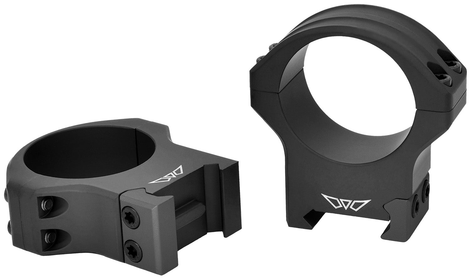 Warne 8522M HyperLite Matte Black MagnaFusion Alloy 34mm High Scope Rings Maxima/Weaver/Picatinny