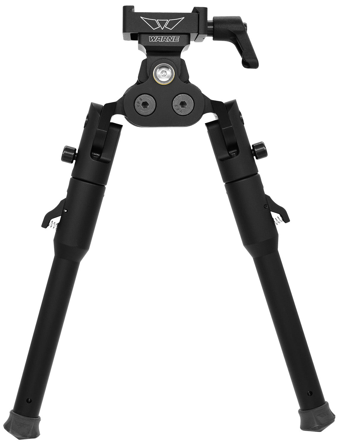 Warne 7922M Skyline Pro Bipod Black Anodized ARCA Interface Head Lite Legs