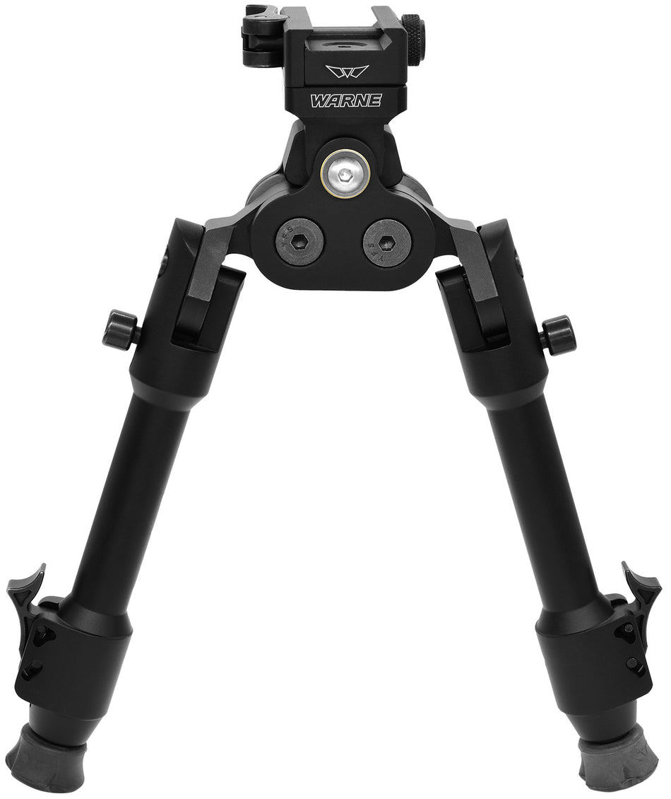 Warne 7923M Skyline Pro Bipod Black Anodized QD Picatinny Head Precision Legs