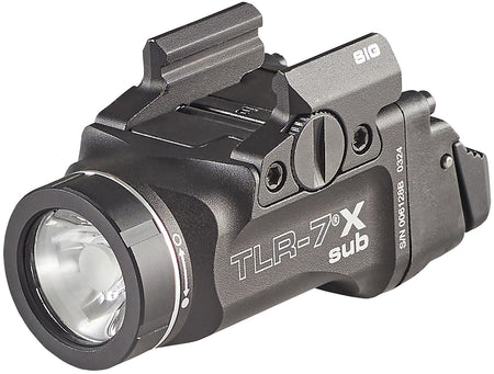 Streamlight 69406 TLR-7 X Sub USB Gun Light Black Anodized 500 Lumens White LED Sig Sauer P365/P365XL