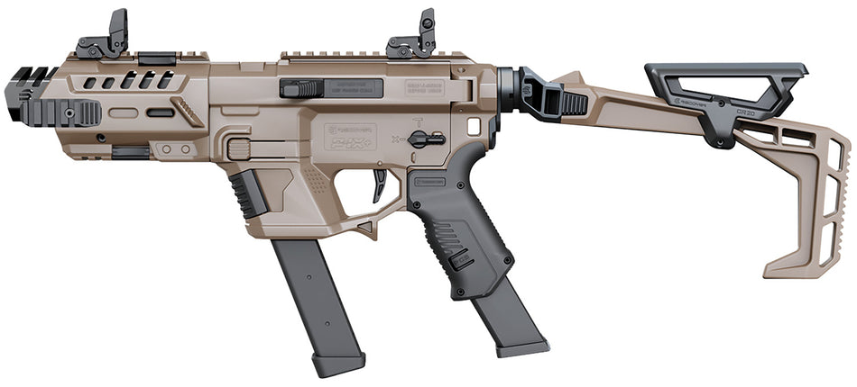 Recover Tactical PIXPBFST02 P-IX+ Basic PG9 Folding Stock Metal Front Guard Tan