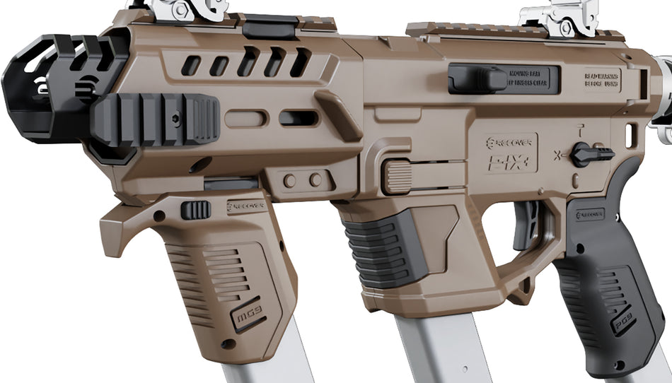 Recover Tactical PIXPMG02 P-IX+ MG PG9 SR20 Metal Front Guard Tan
